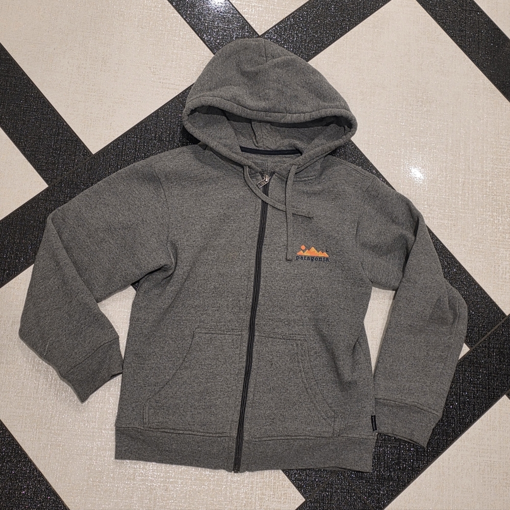 Patagonia Grey Zip Hoodie Women's XS